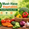 healthy family vegetables fresh organic collection