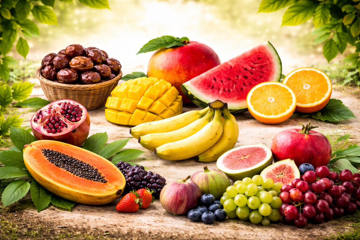 seasonal fruits in UAE fresh healthy fruits collection