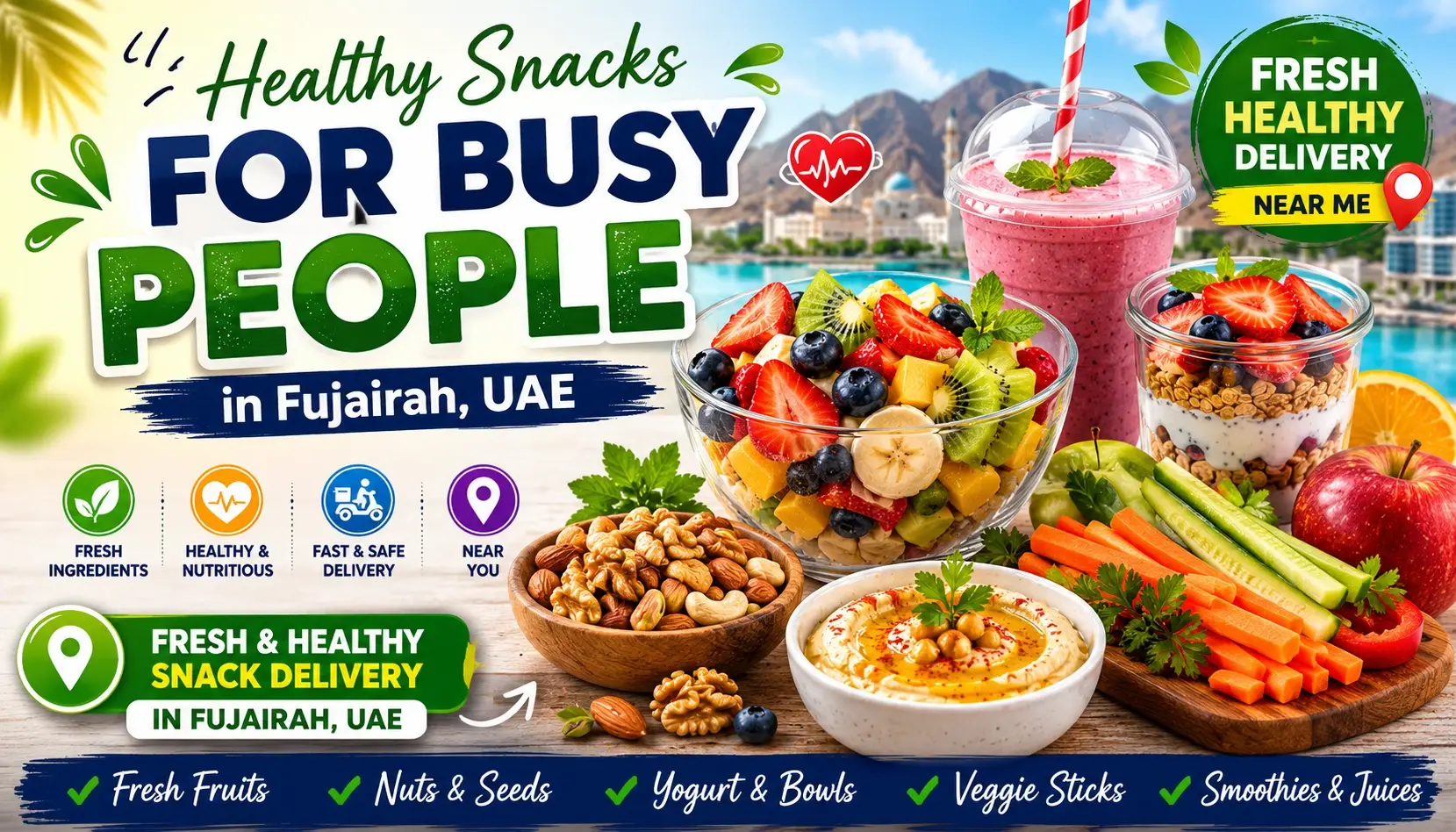 Healthy Snacks for Busy People in Fujairah UAE